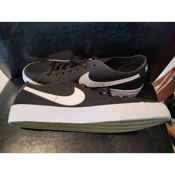 Nike SB BLZR Court Blazer Black White Mens Skate Boarding Shoes NEW Size 10.5 main image 7